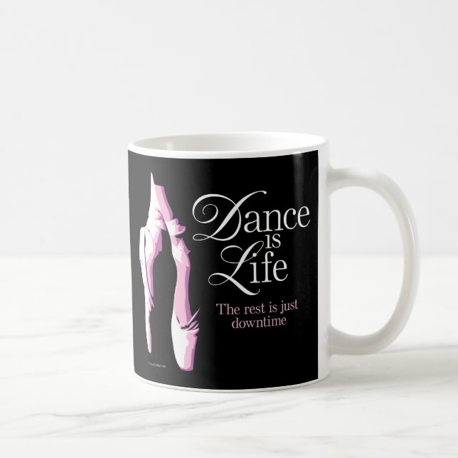 Caneca De Café Dança é vida (Direita)