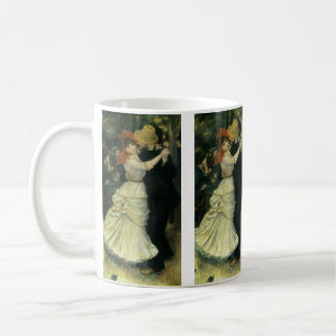 Caneca De Café Dança em Bougás por Pierre Renoir, Vintage Art