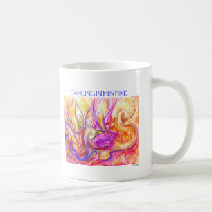 Caneca De Café Dança em seu fogo