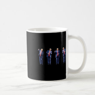 Caneca De Café Dança Engraçada do Trump Dançando Como um Criminos