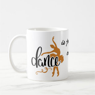 Caneca De Café Dança: Joy, Love, De Que Sonhos São Feitos