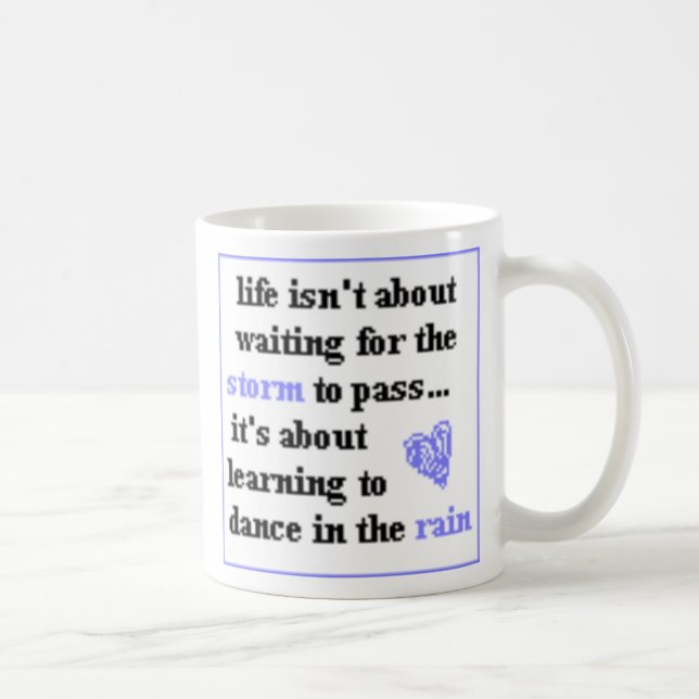 Caneca De Café Dança na chuva (Direita)