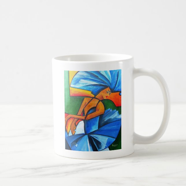 Caneca De Café Dança no azul 2008 (Direita)