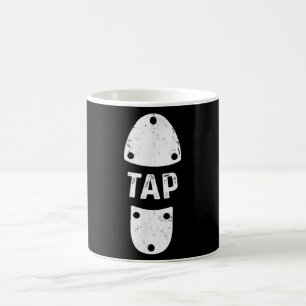 Caneca De Café Dança Tap do Calçado do Dançarino de Toque