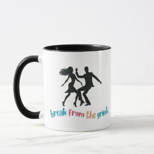 Caneca de Café Dançando 2