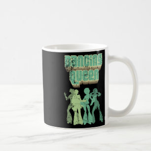 Caneca De Café Dançando Diversão Rainha do Partido Disco Retrodos