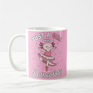 Caneca De Café Dançando Eixo Rosa em Tutu Balé