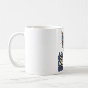 Caneca De Café Dançando Gatos Halloween