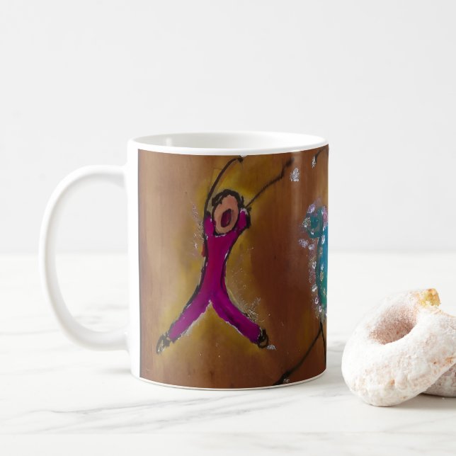 Caneca De Café Dançando Joy Mug (Com Donut)