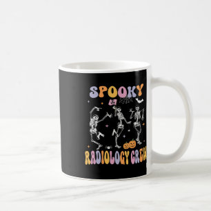 Caneca De Café Dançando Skeleton Spooky Radiologia Tripulação X-r
