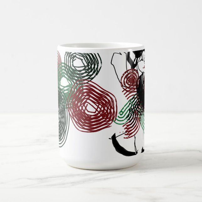 Caneca De Café Dançar em menta (Centro)