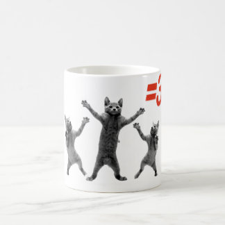Caneca De Café dançar gatos iguala três nc