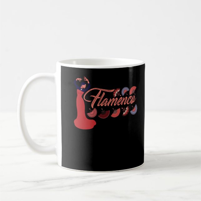 Caneca De Café Dançarina de dança espanhola Flamenco (Esquerda)