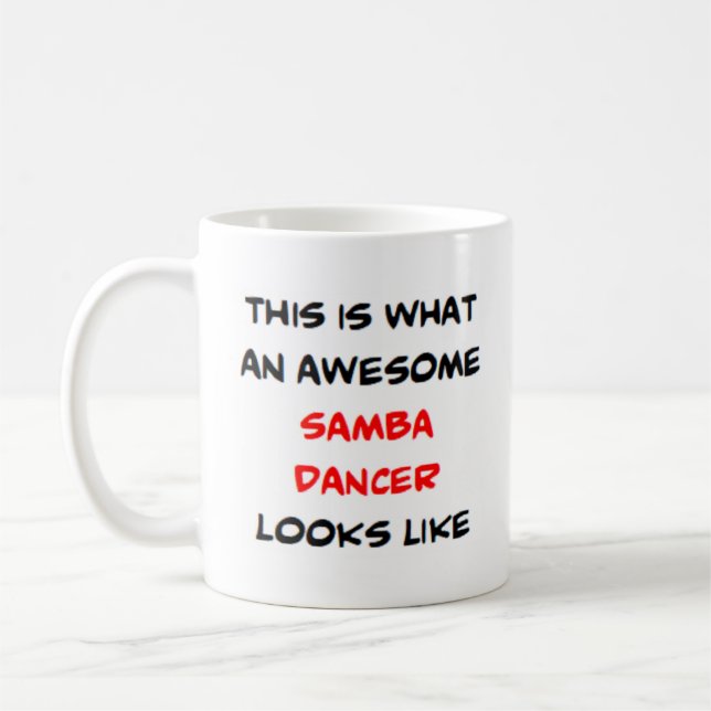 Caneca De Café dançarina de samba, incrível (Esquerda)