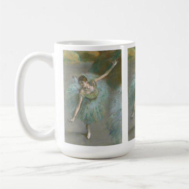 Caneca De Café Dançarina em Verde Edgar Degas (Esquerda)