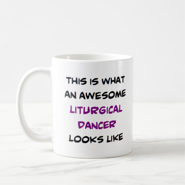 Caneca De Café dançarina litúrgica, incrível (Esquerda)