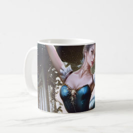 Caneca De Café Dançarino balé num Tutu Azul