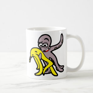 CANECA DE CAFÉ DANÇARINO DA SALSA DO POLVO