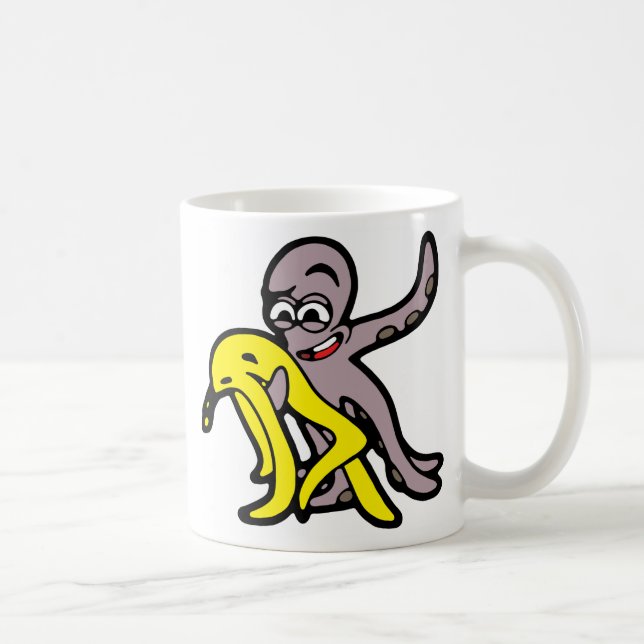 CANECA DE CAFÉ DANÇARINO DA SALSA DO POLVO (Direita)