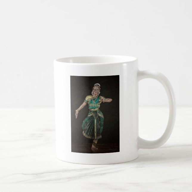 Caneca De Café Dançarino de Bharatanatyam (Direita)