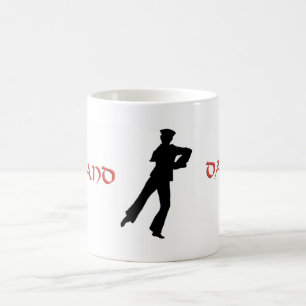 Caneca De Café Dançarino de Hornpipe de Marinheiro
