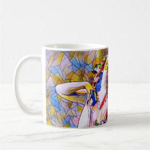 Caneca De Café Dançarino de Vidro Arrumado