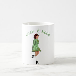Caneca De Café Dançarino Irlandês - Verde