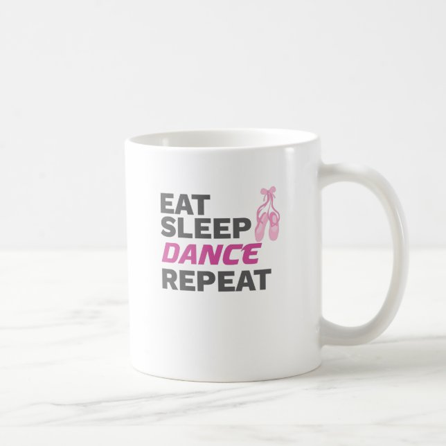 Caneca De Café Dançarino para Professora Dançando Comer Dança de  (Direita)