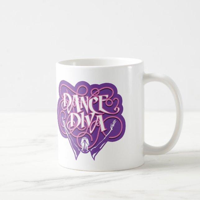 Caneca De Café Dance Diva Coffee Mug (Direita)