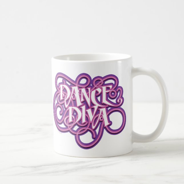 Caneca De Café Dance Diva Coffee Mug (Direita)