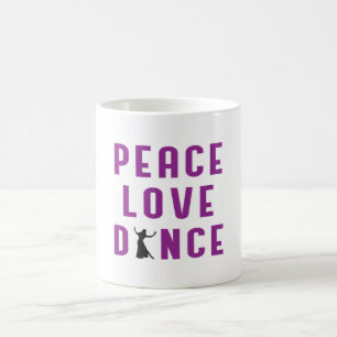 Caneca De Café Dance Love Dancing Party Sport Dancer Engraçado Da