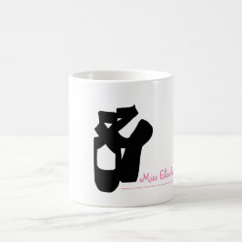 Caneca De Café Dance Teacher Mug/Cup com nome personalizado