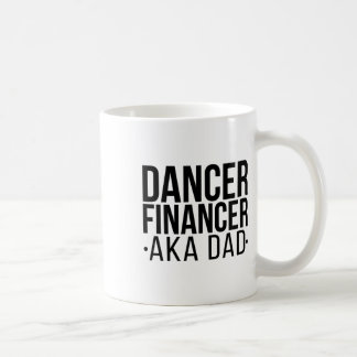Caneca De Café Dancer Financer Aka Dance Pai Dançando Pai Dancer 