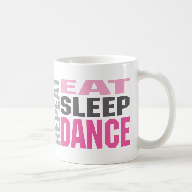 Caneca De Café dancerepeat, dancerepeat (Direita)