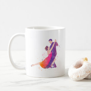Caneca De Café Dancers Tango Ballroom Flamenco Dançando