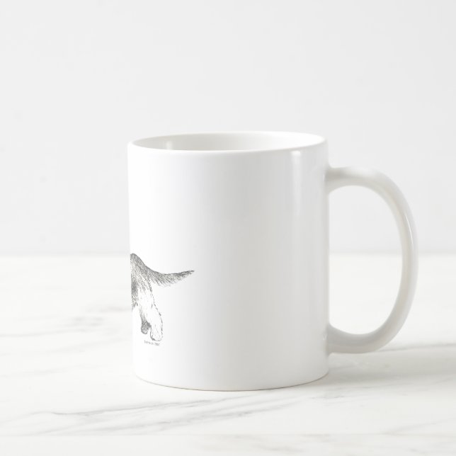 Caneca De Café Dandie Dinmont Terrier (Direita)