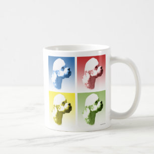 Caneca De Café Dandie Dinmont Terrier Pop Art