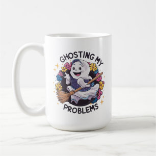 Caneca De Café Dando um exemplo dos meus problemas, Design de fan
