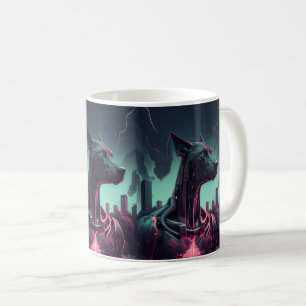 Caneca De Café Dane Grande Futurista O Companheiro Robótico