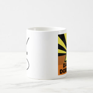 Caneca De Café Danger Doberman Coffee Mug (com nome)