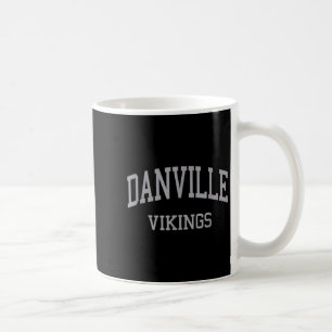 Caneca De Café Danville Segundo grau Hs Danville Il Retro Sports