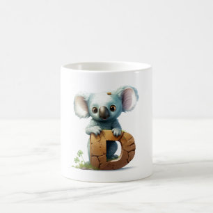 Caneca De Café Dapper Koala Sonha: Taça Koala Cute - Tipo D