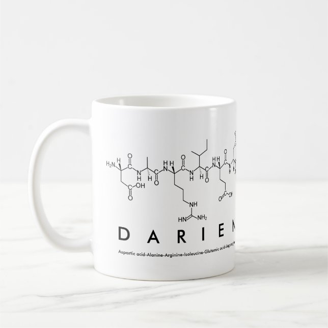 Caneca De Café Darien peptide (Esquerda)