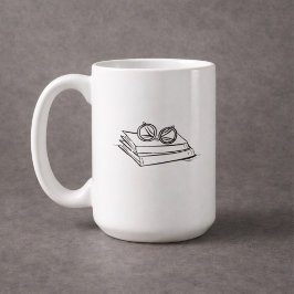Caneca De Café Dark Academia – Arte de Livro Vintage | Presente p