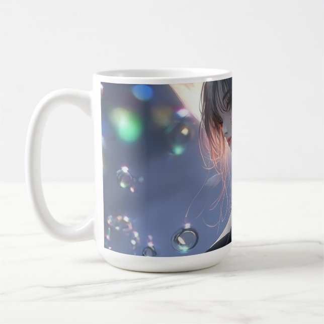 Caneca De Café Dark fantasy girl / Aesthetic (Esquerda)