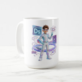 Caneca De Café Darmstadtium (Ds) – Número Atômico 110 | ATOMIVRA