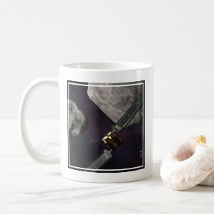 Caneca De Café Dart Spacecraft E Liciacube Antes Do Impacto