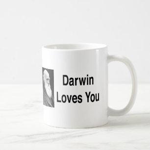 Caneca De Café Darwin ama-o 2