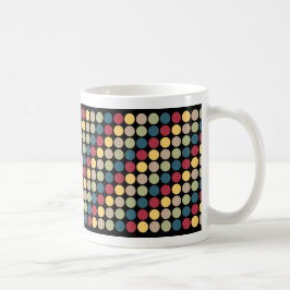 Caneca de café das bolinhas