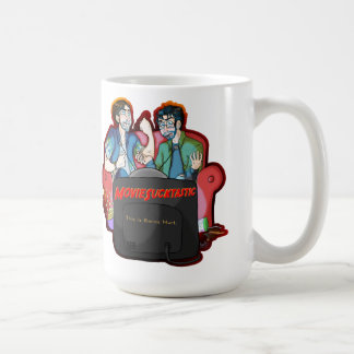 Caneca de café das caras do filme de